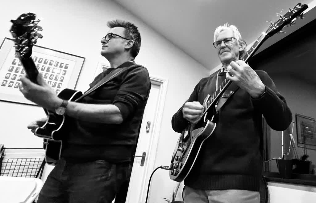 Phil and Gerald on guitar