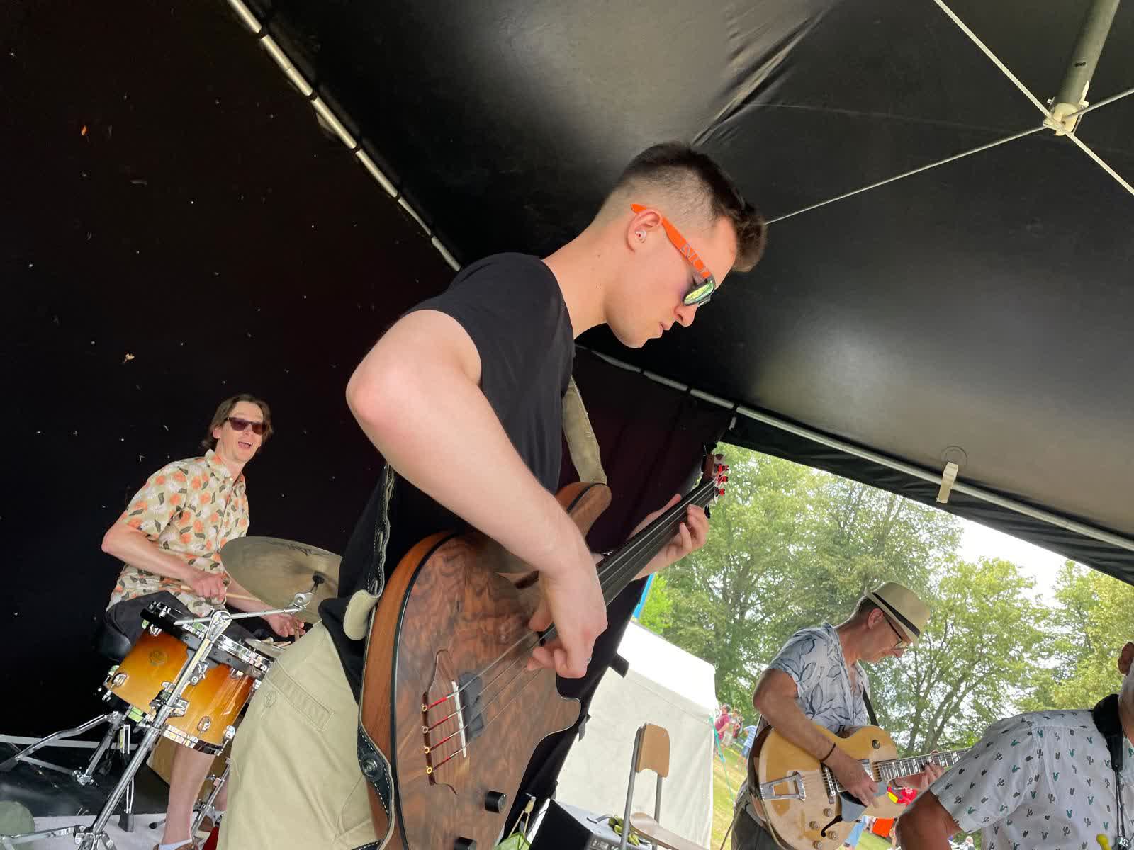 The rhythm section, Highland Gathering '23