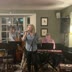 Bryony on vocals with the house band