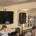 Local jazz teaching legend Bob Power conducting the inaugural 